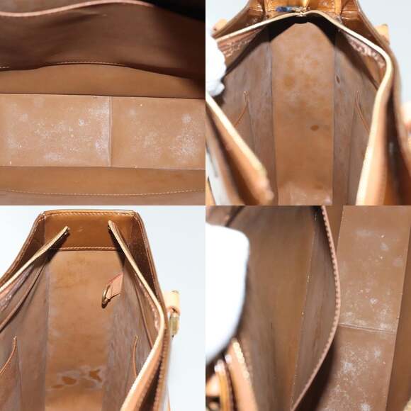 LOUIS VUITTON Monogram Vernis Columbus Tote Bag Bronze M91134 - Picture 12 of 13